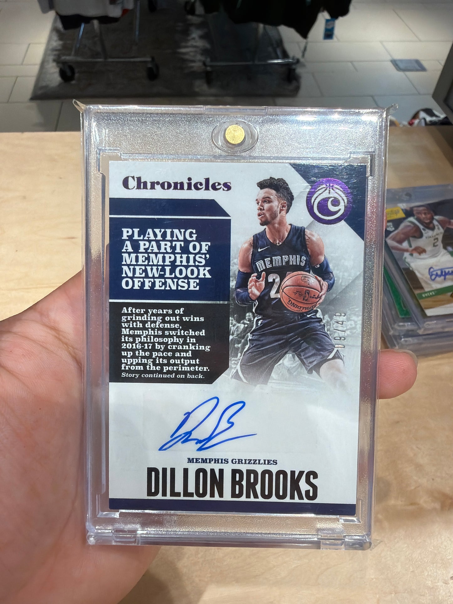 Dillon Brooks Auto 09/49