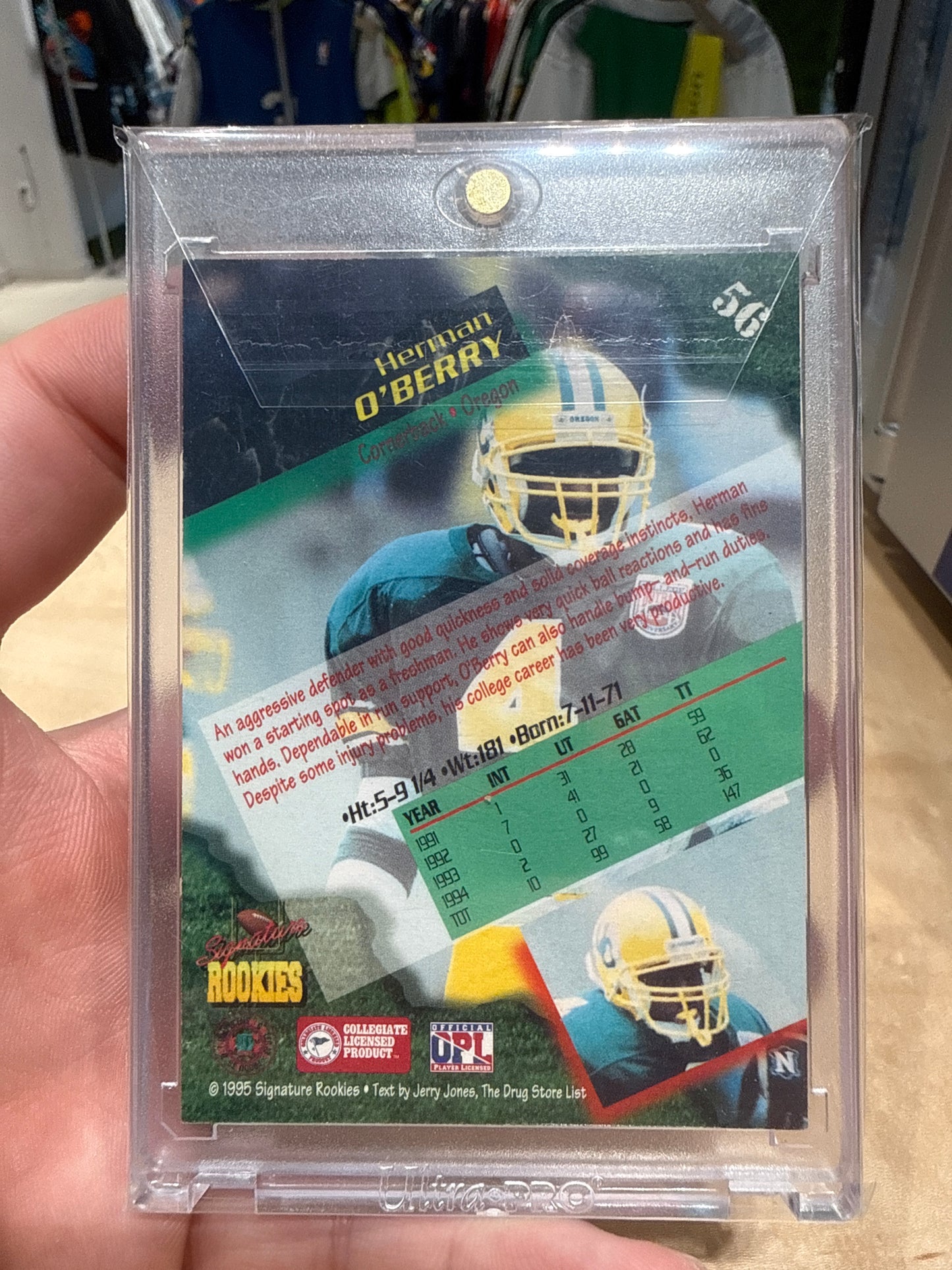 Herman O’Berry Auto 1650/7750