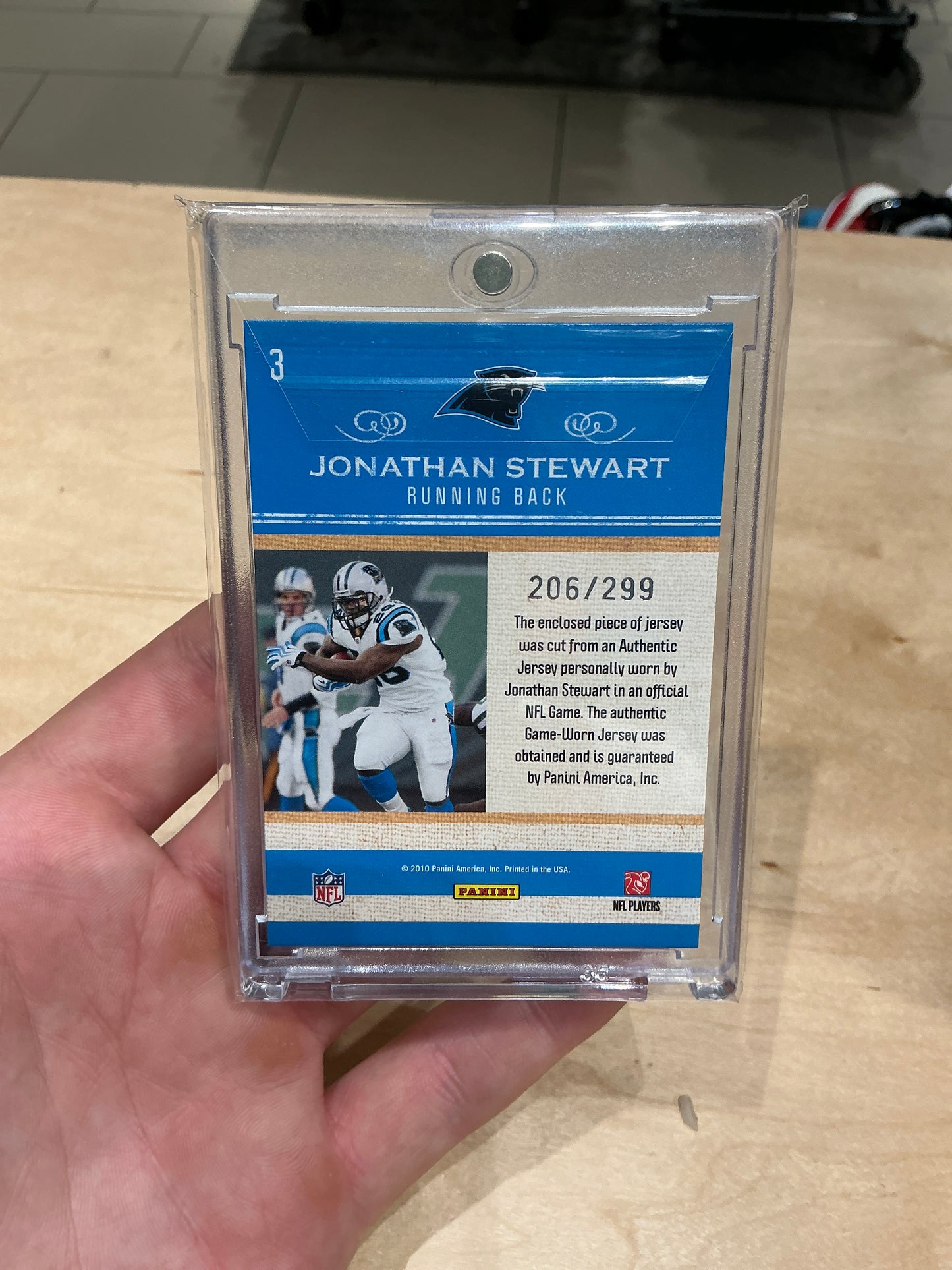Jonathan Stewart “Dress Code” 206/299