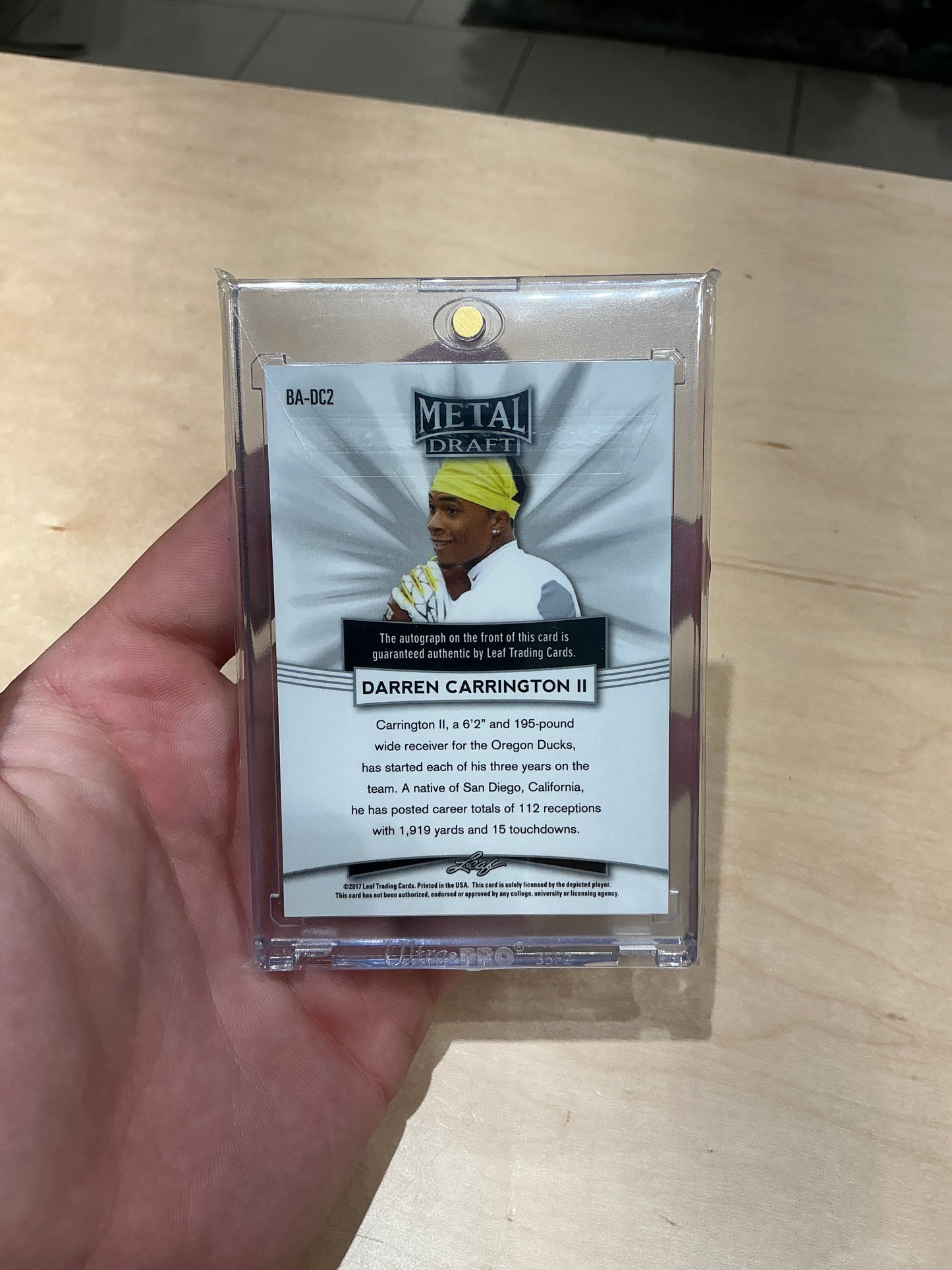 Darren Carrington II Auto