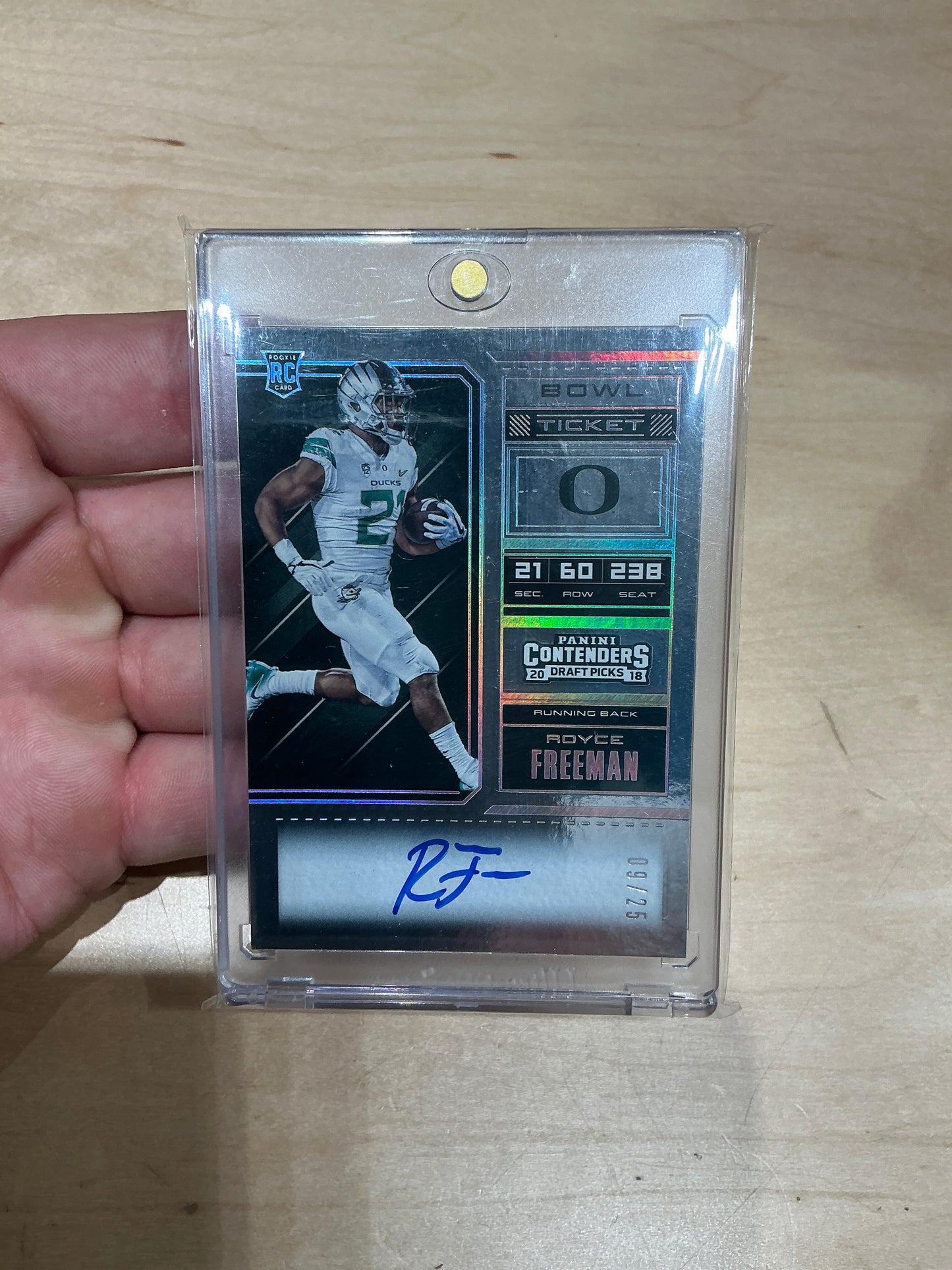 Royce Freeman Auto 9/25