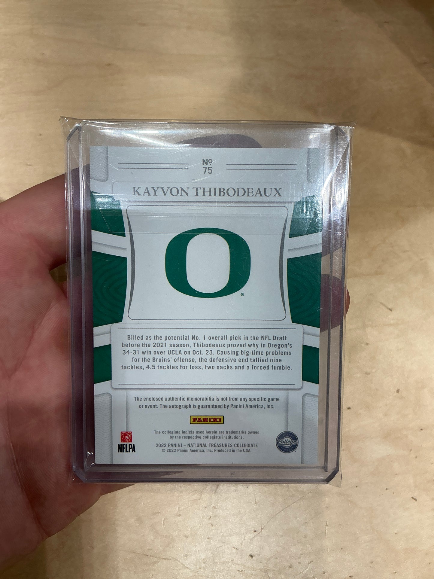 Kayvon Thibdeaux Auto 3/10