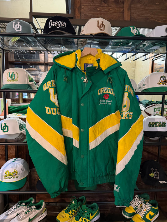 Oregon Starter Jacket 1995 Rosebowl Like New
