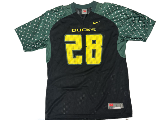 Oregon Black & Green Jersey #28
