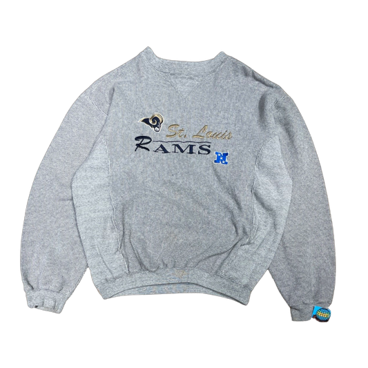 ‘90s St. Louis Rams Embroidered Crewneck