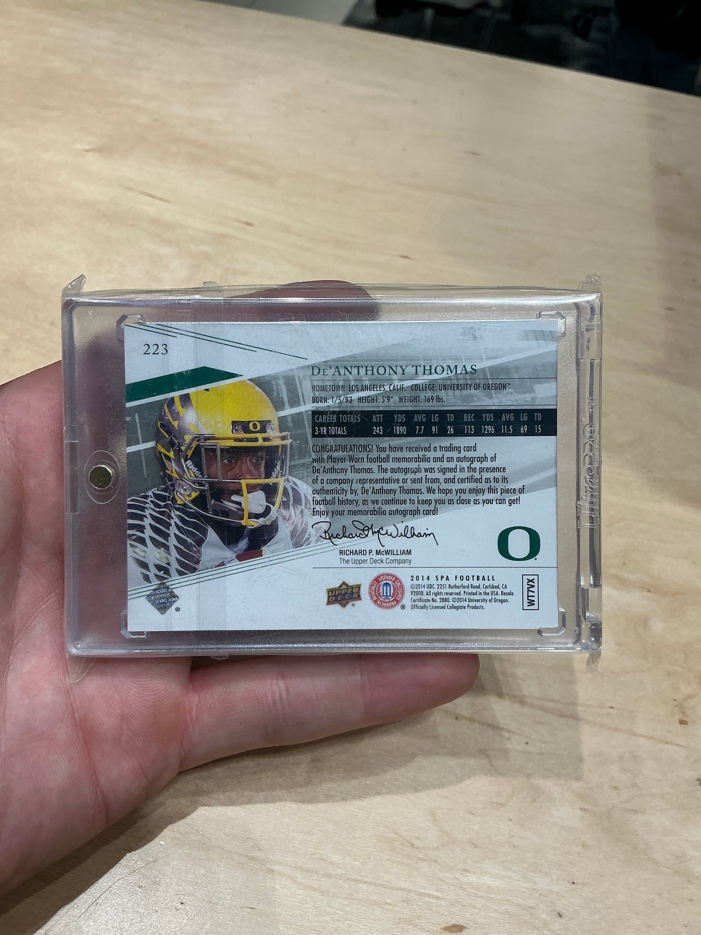 De’Anthony Thomas Auto 405/550