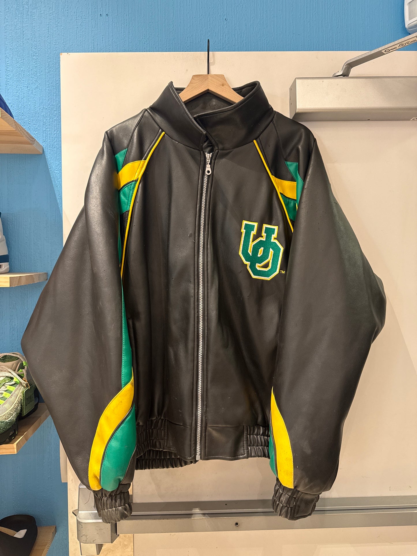 UO Leather Jacket (XL)