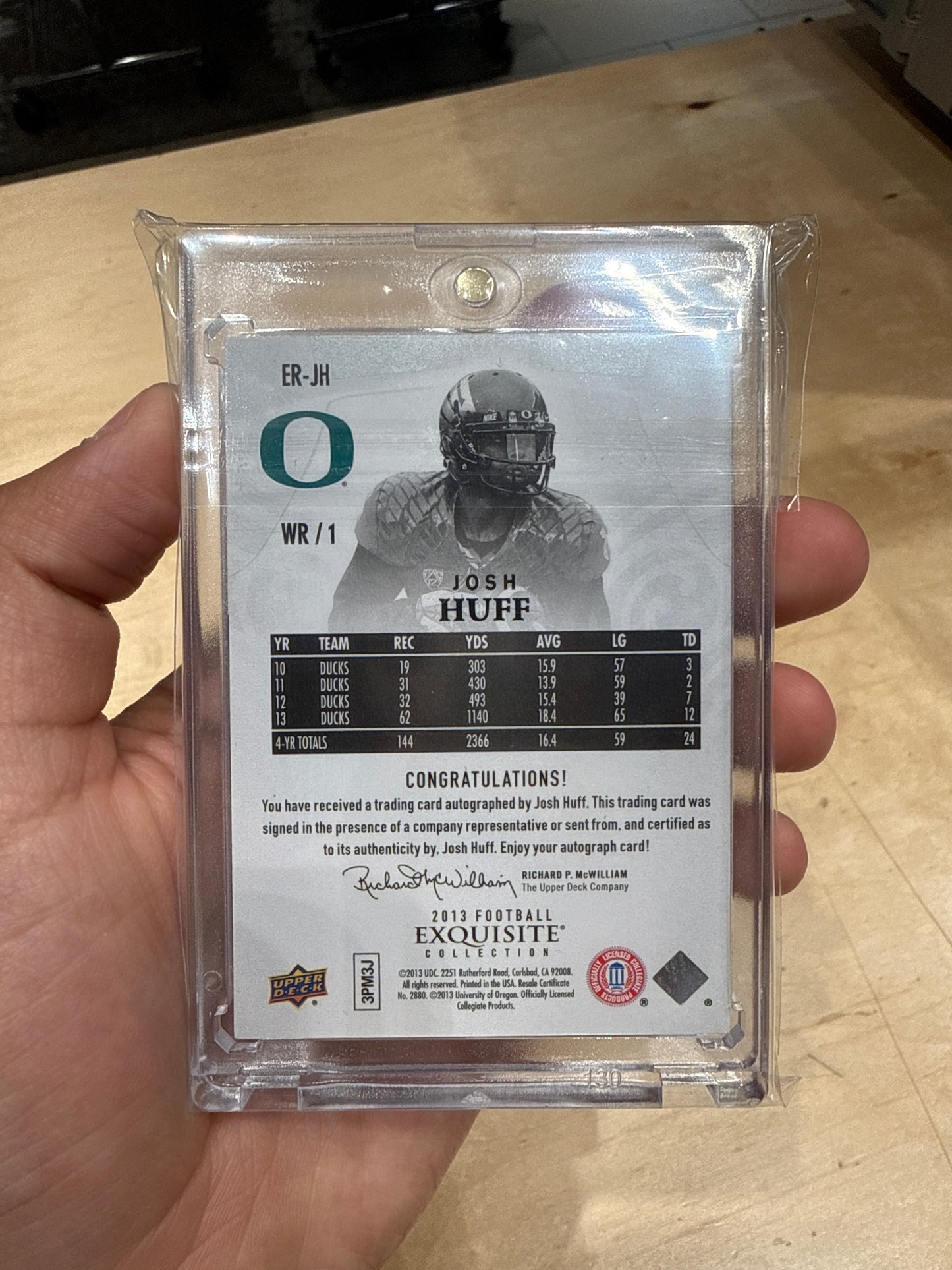 Josh Huff Auto 30/99