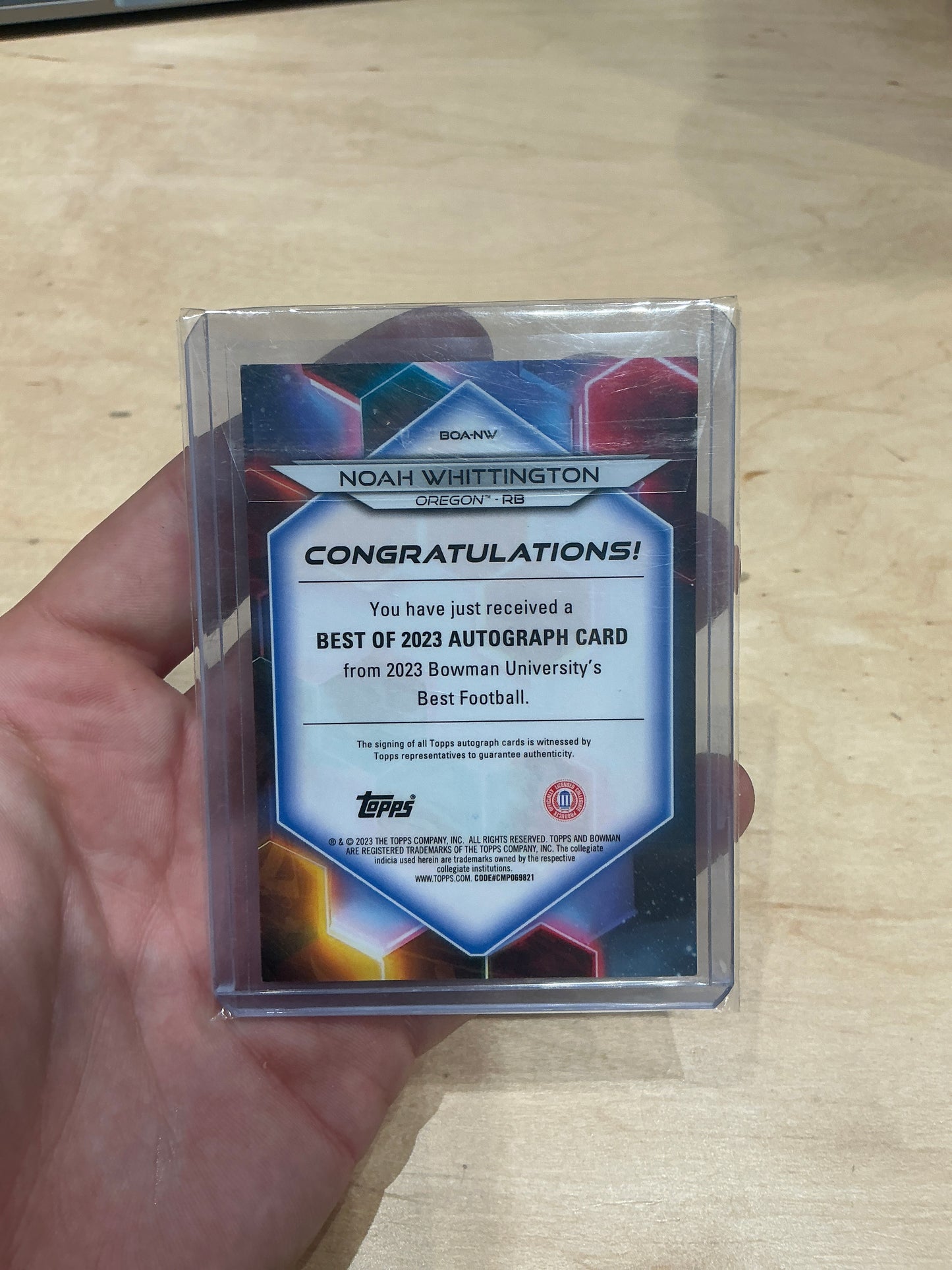 Noah Whittington Auto 7/15