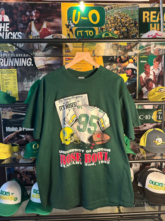 95 Rosebowl Green Tee