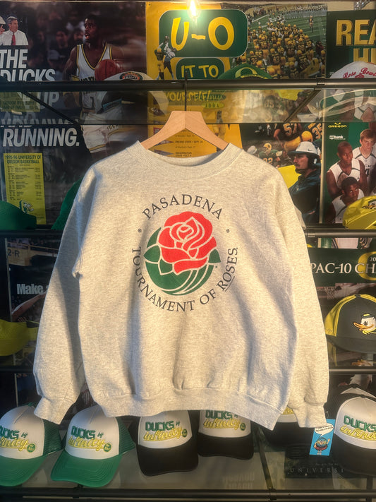 ‘00s Rosebowl Grey Crewneck