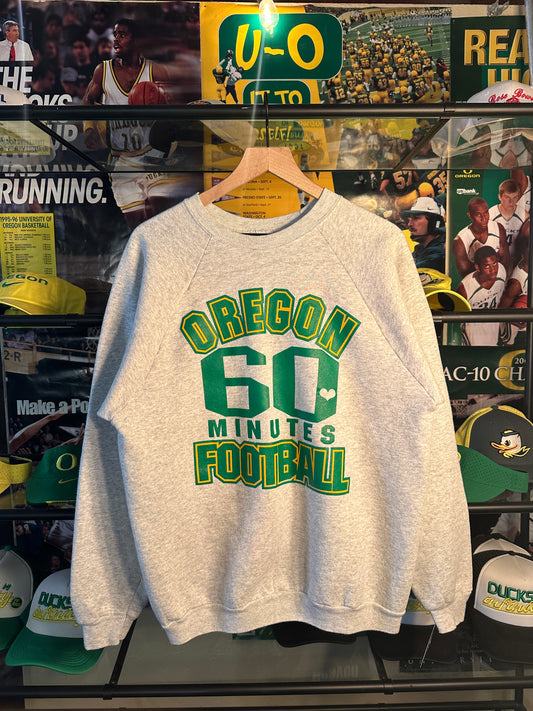 Oregon 60 Minutes Crewneck Grey- XL