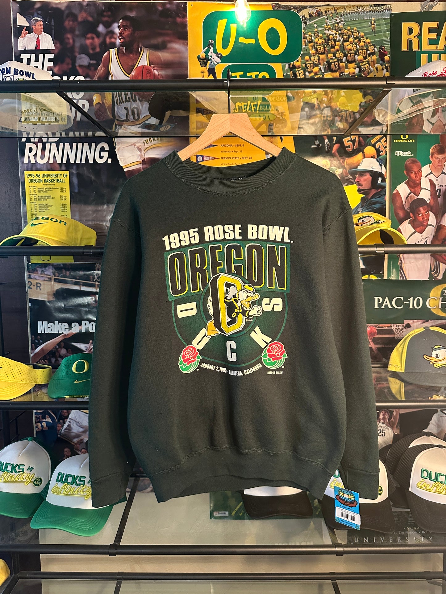 95 RoseBowl Crewneck Green- S