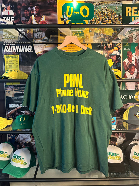 Phill Phone Home Tee Green- L