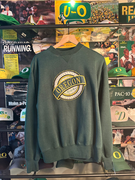 90s Oregon Crewneck Green