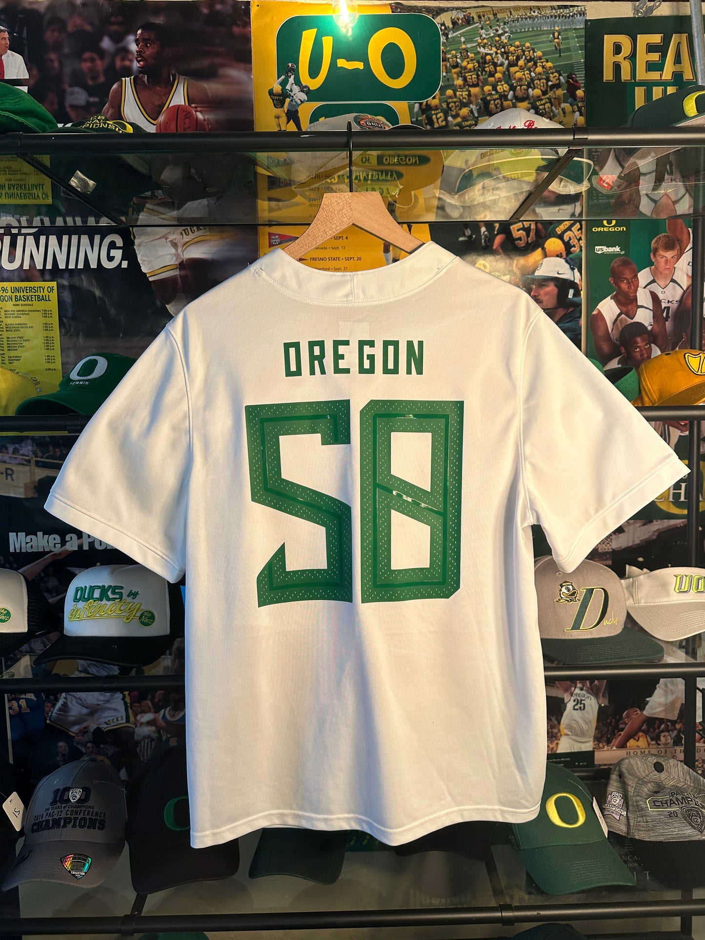 Oregon Jersey #58 White