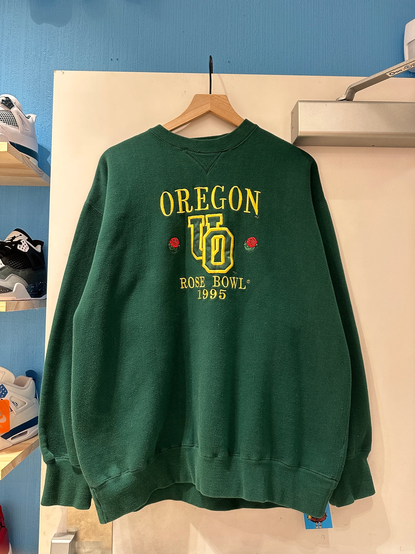 95 RoseBowl Crewneck Green