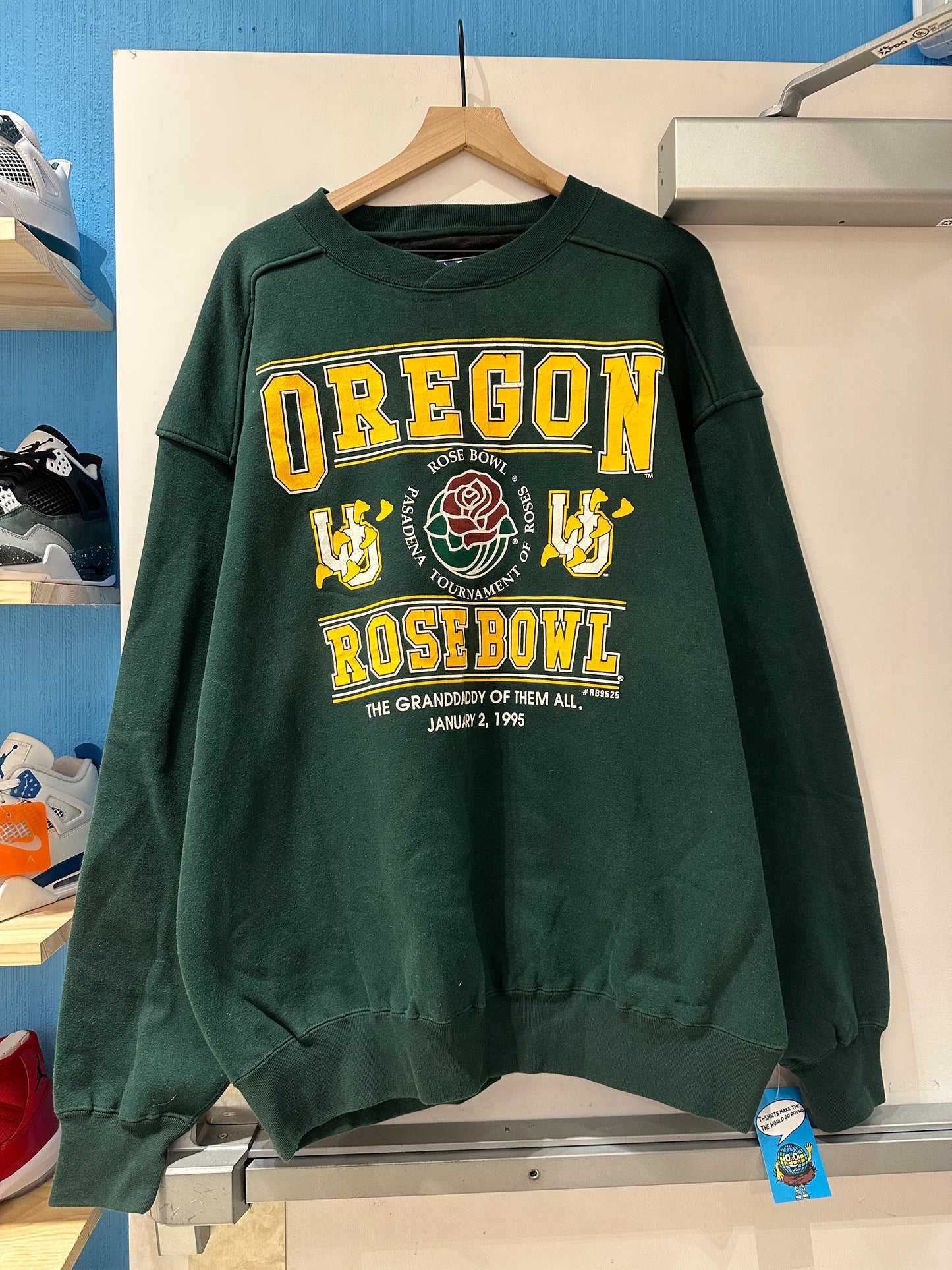 95 RoseBowl Crewneck Green