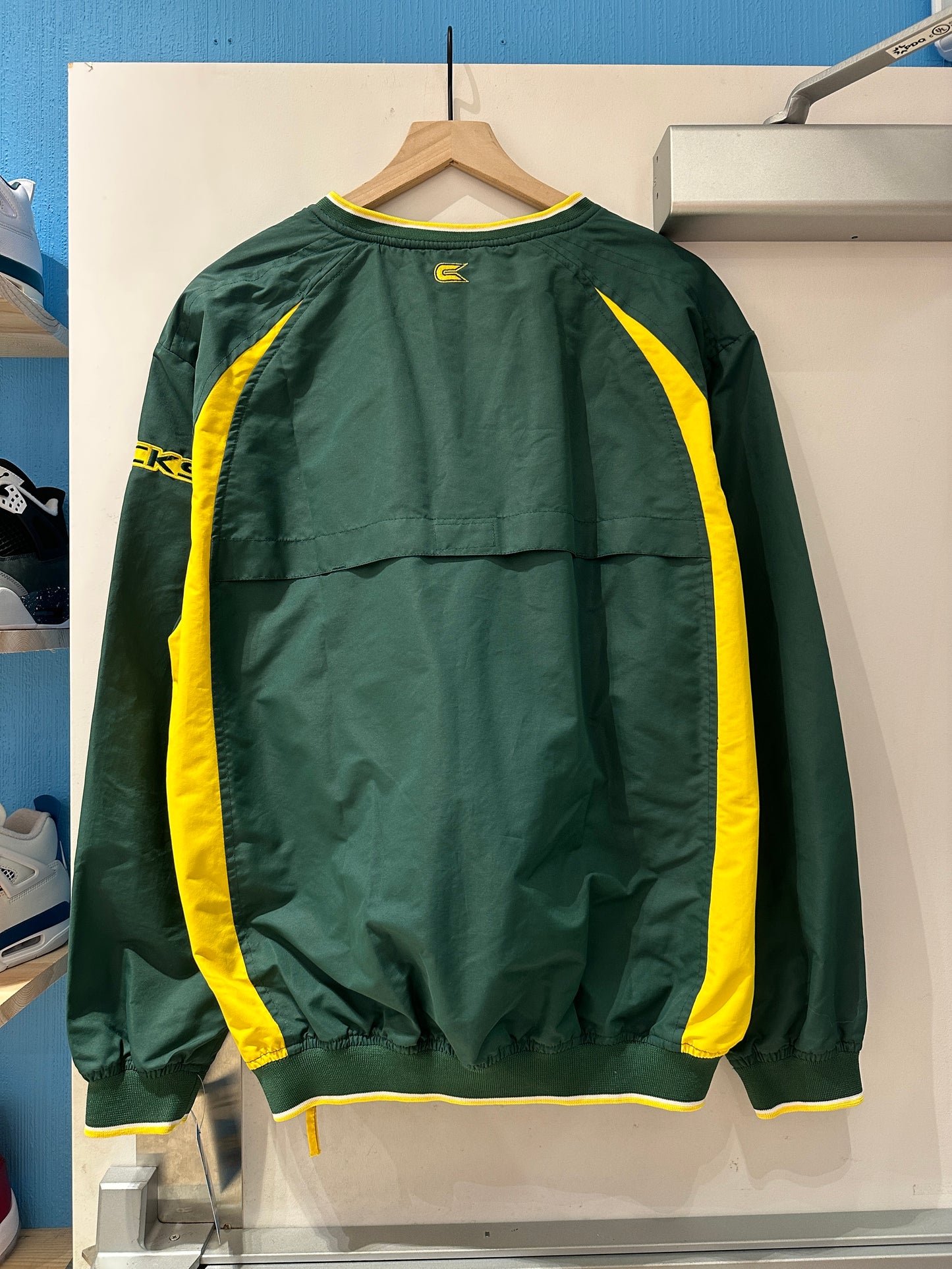 90s Oregon Ducks Crewneck Green