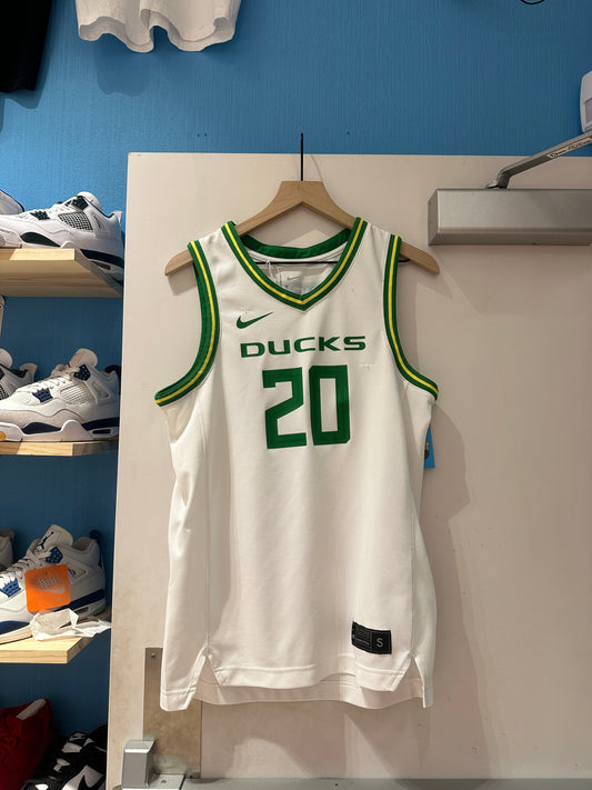 Oregon jersey #20 White