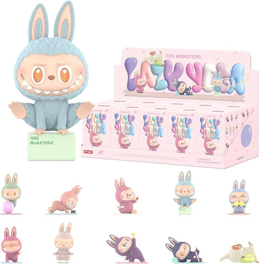 Pop Mart Labubu The Monsters Lazy Yoga Series Figures Single Blind Box