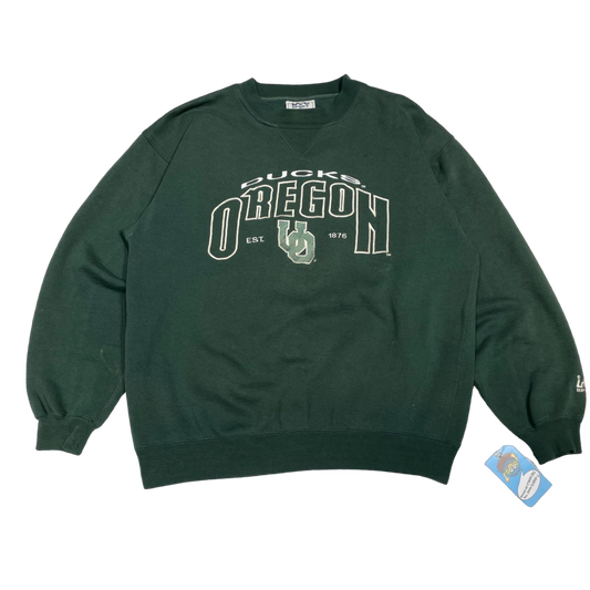 ‘90s Oregon Ducks Embroidered Crewneck