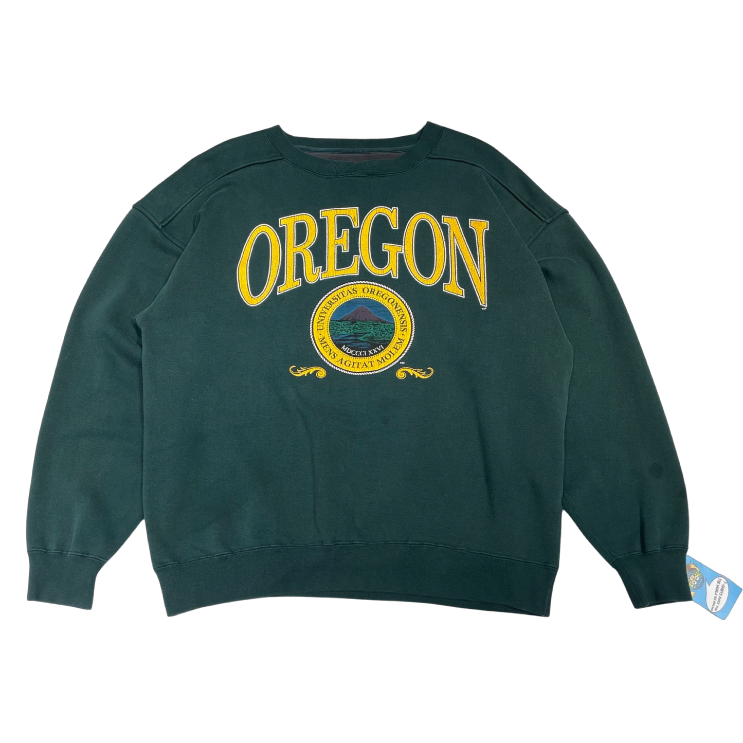 ‘90s Oregon Ducks Crest Crewneck