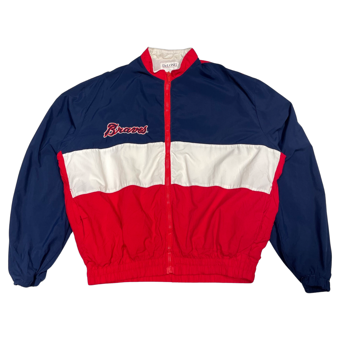 ‘90s Atlanta Braves Zip Up Jacket