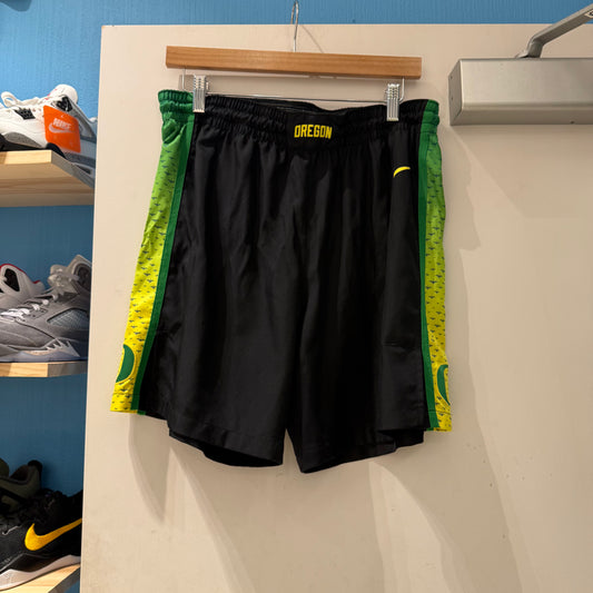 Oregon Team Issued Game Worn Shorts