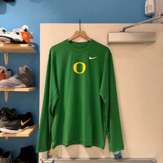 Oregon Long Sleeve Green Team Issued (L)