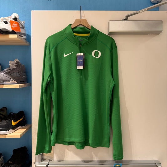 Oregon Green Quarter Zip NWT (L)