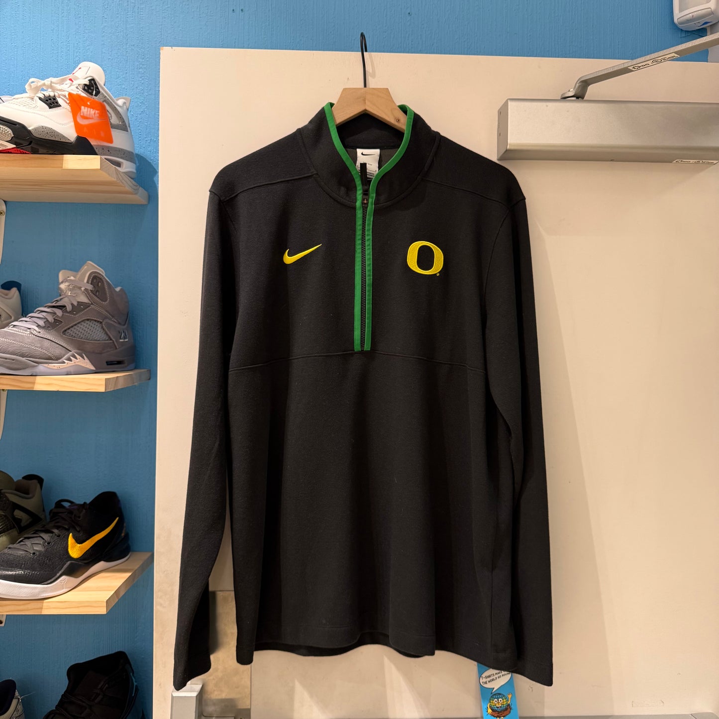Oregon Black Quarter Zip (L)