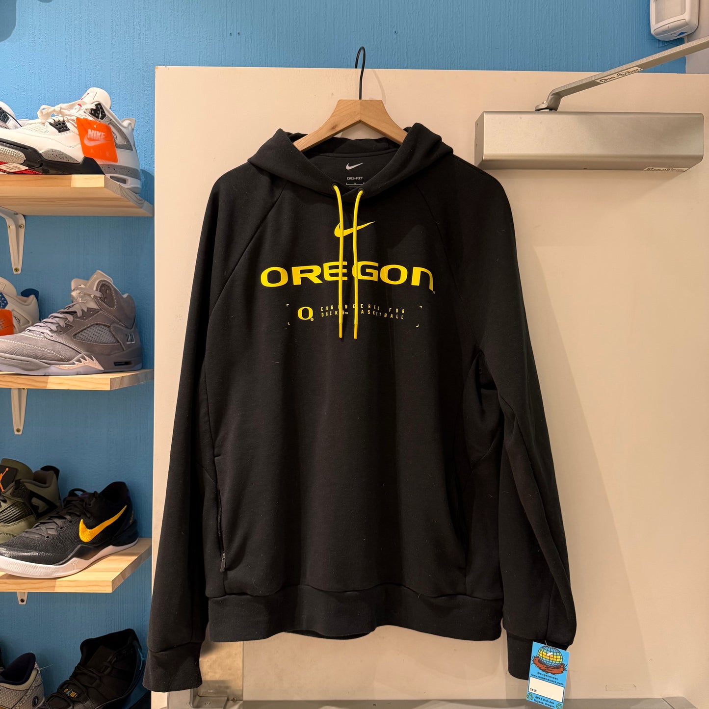 Oregon Black/Yellow Hoodie (L)