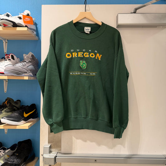 Oregon Ducks Embroidered Crew