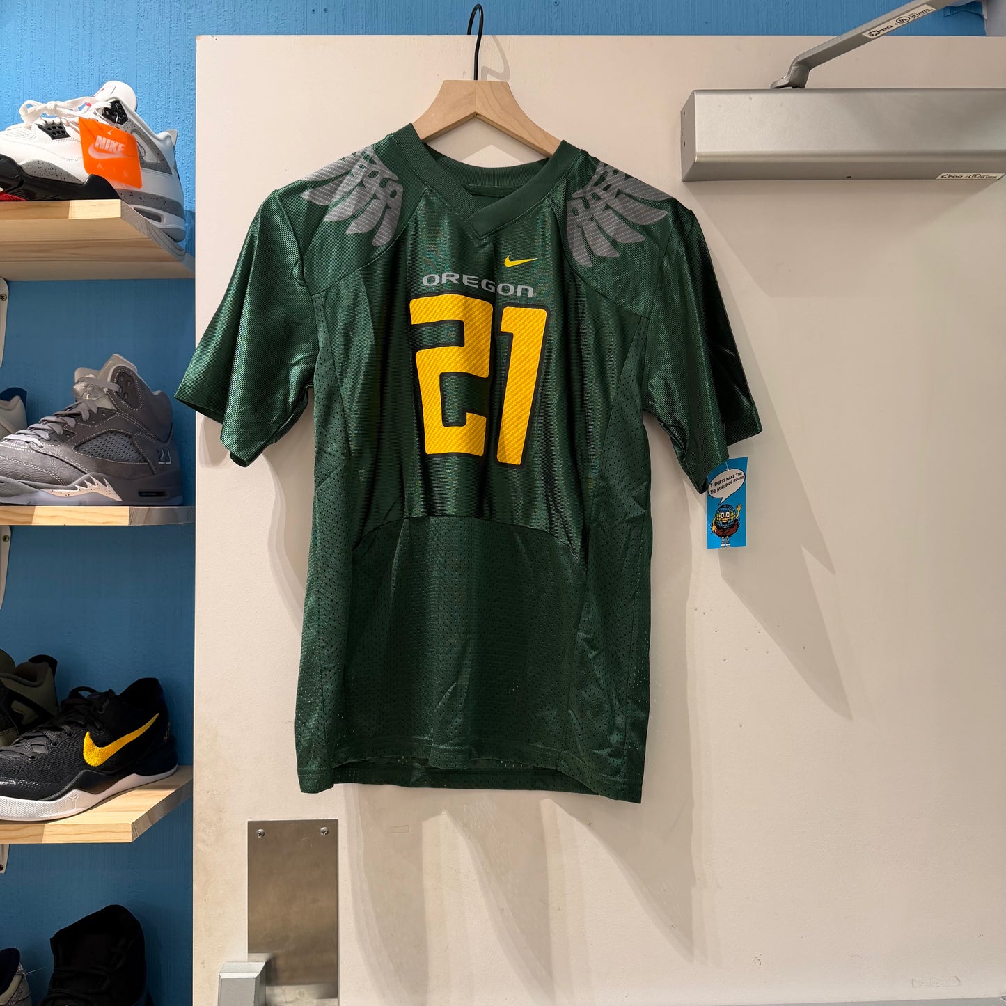 Oregon #21 Green Jersey (Youth S)