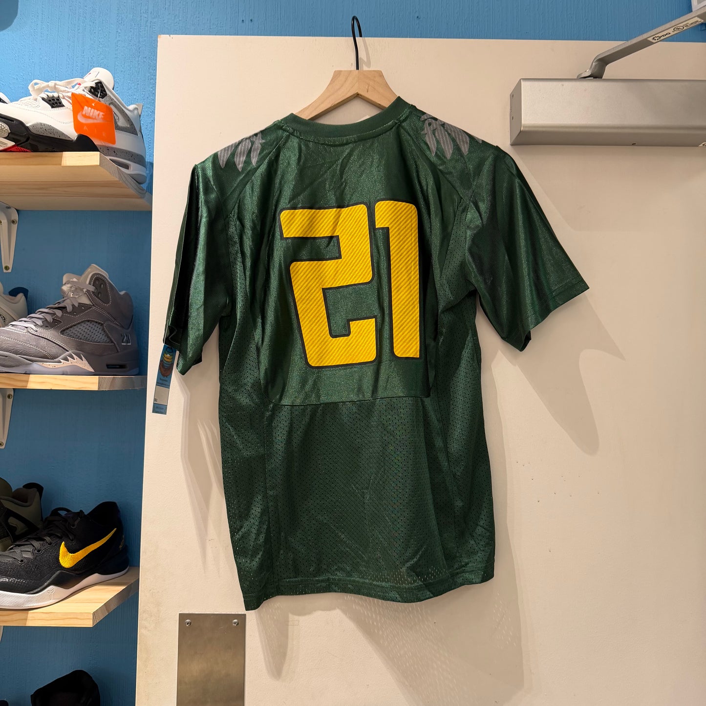 Oregon #21 Green Jersey (Youth S)