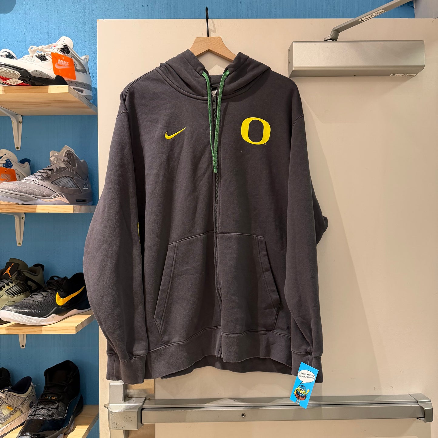 Oregon Gray Zip-Up (2XL)