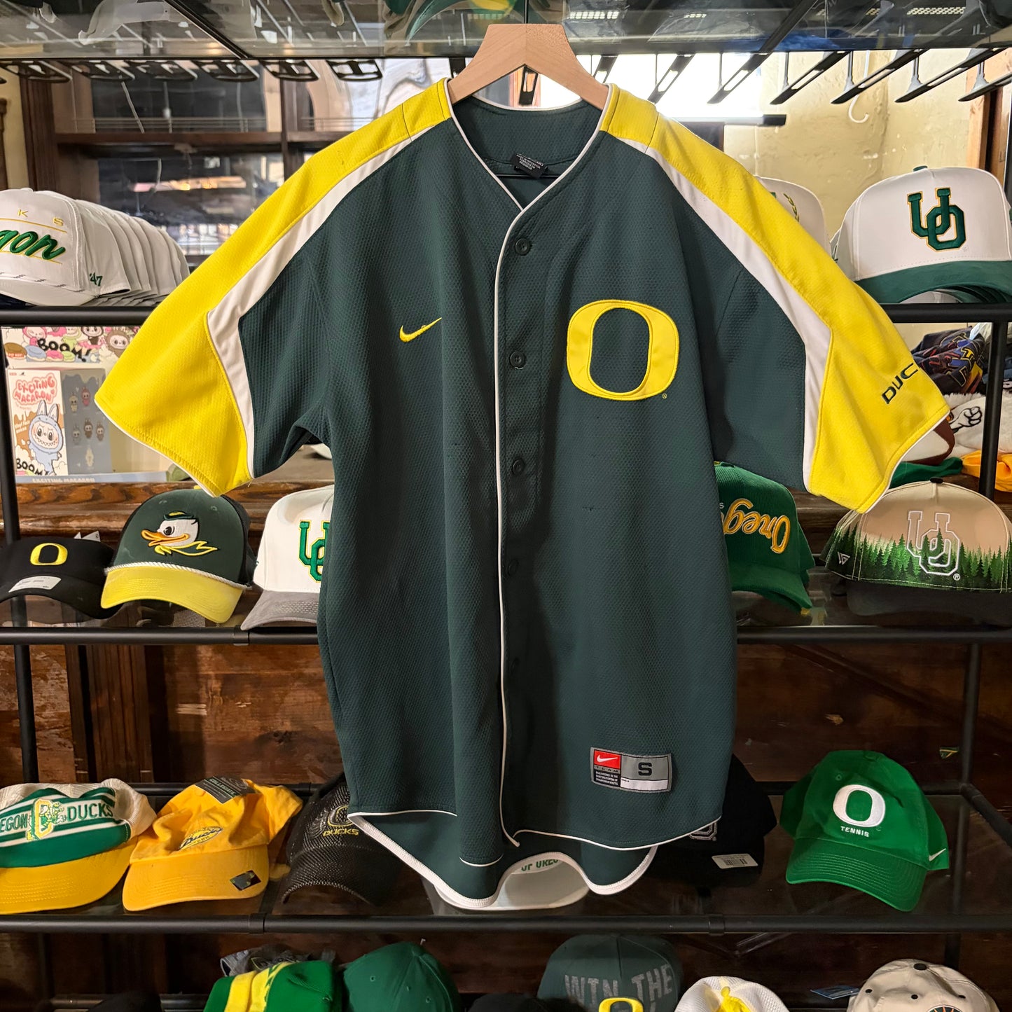 Green & Yellow Baseball Jersey: S