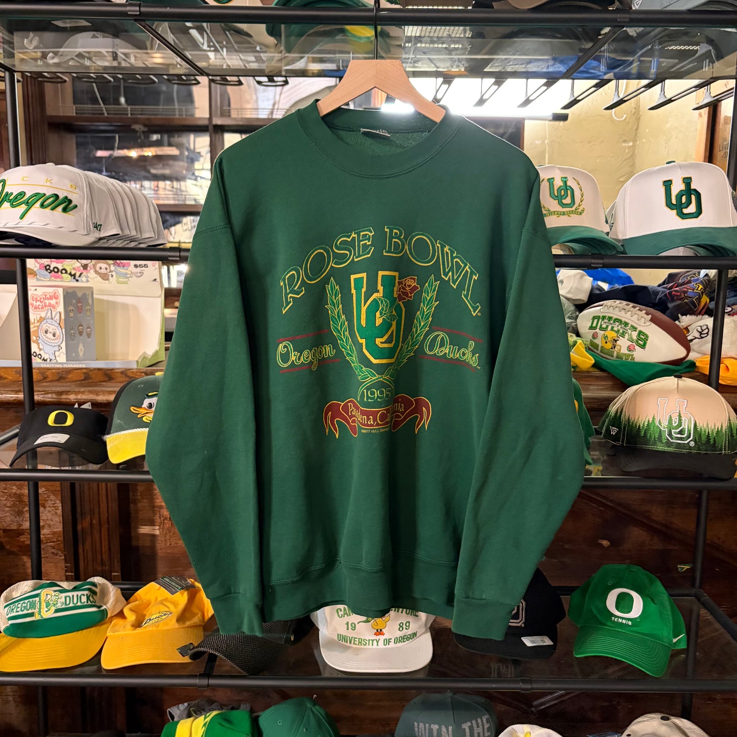 Green UO ‘95 Rose Bowl Crewneck: XL
