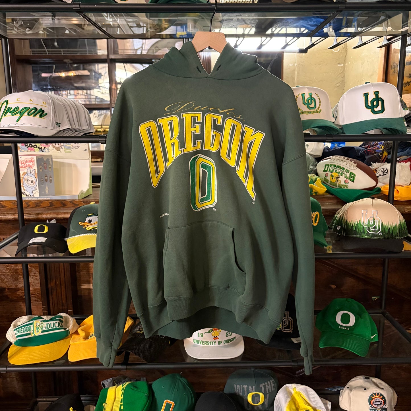 Green Oregon O Hoodie: L