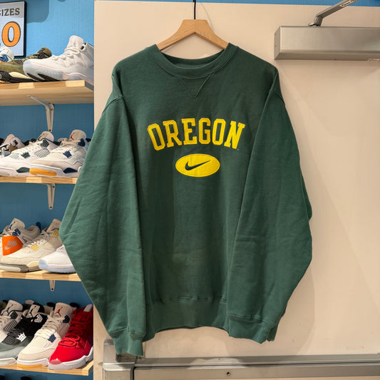 00s Oregon Nike Embroidered Crewneck