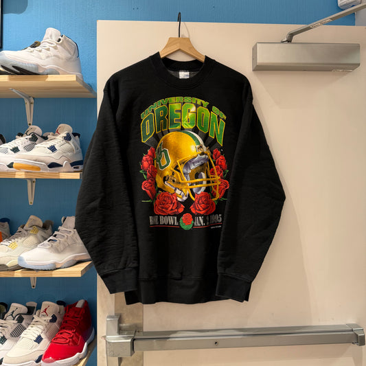 95 Rosebowl Black Crewneck