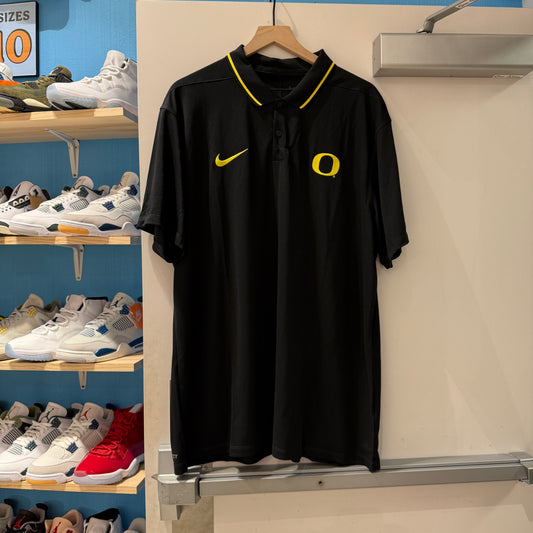 Oregon Nike Black Polo New - 2XL