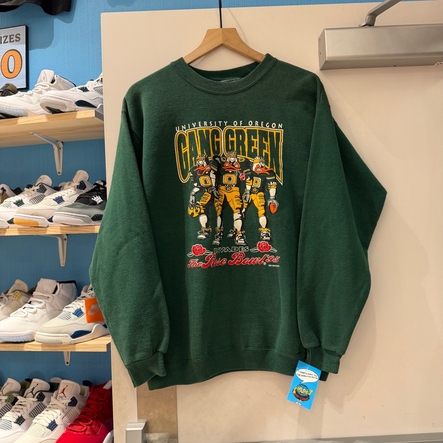 90s Gang Green Oregon Crewneck - M