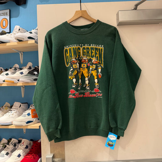 90s Gang Green Oregon Crewneck - M