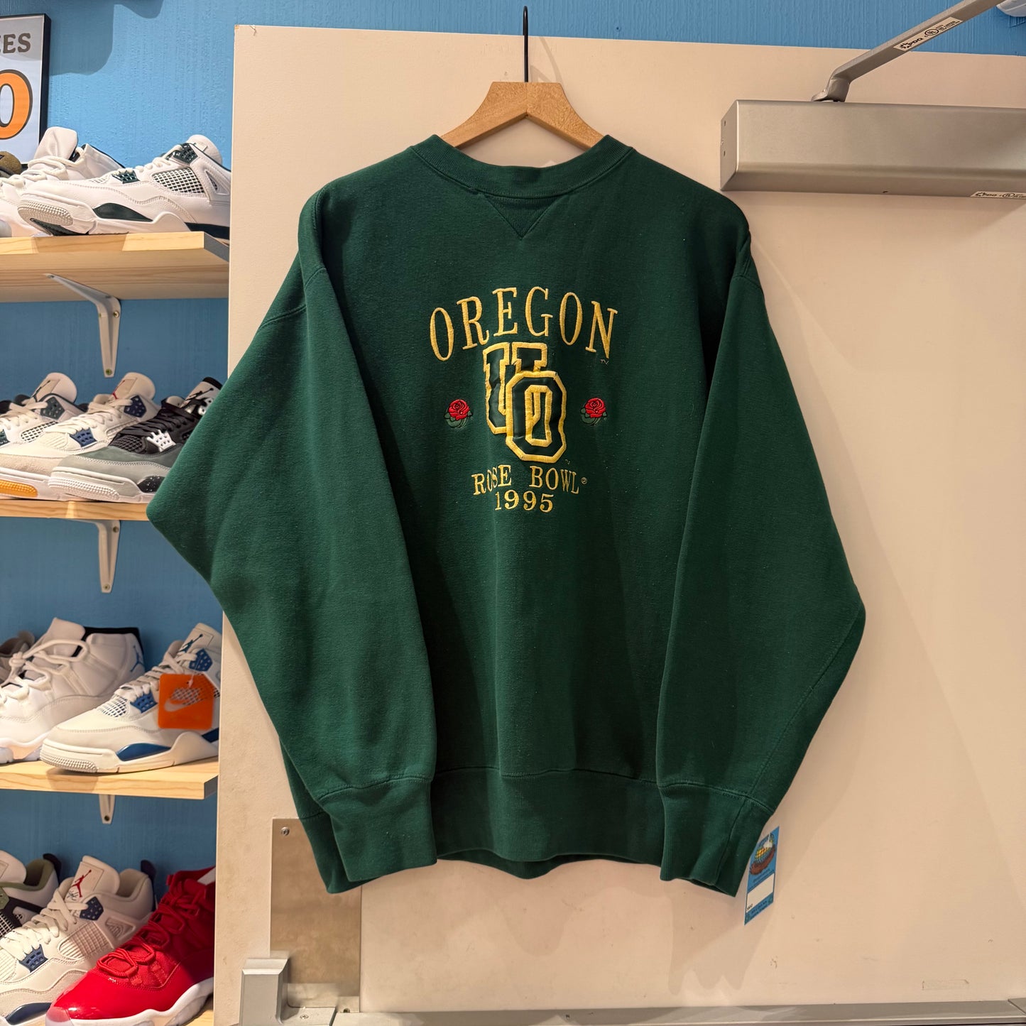 95 Oregon Ducks Rosebowl Crewneck - L