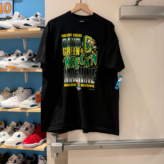95 Oregon Ducks Rosebowl Black Tee - XL