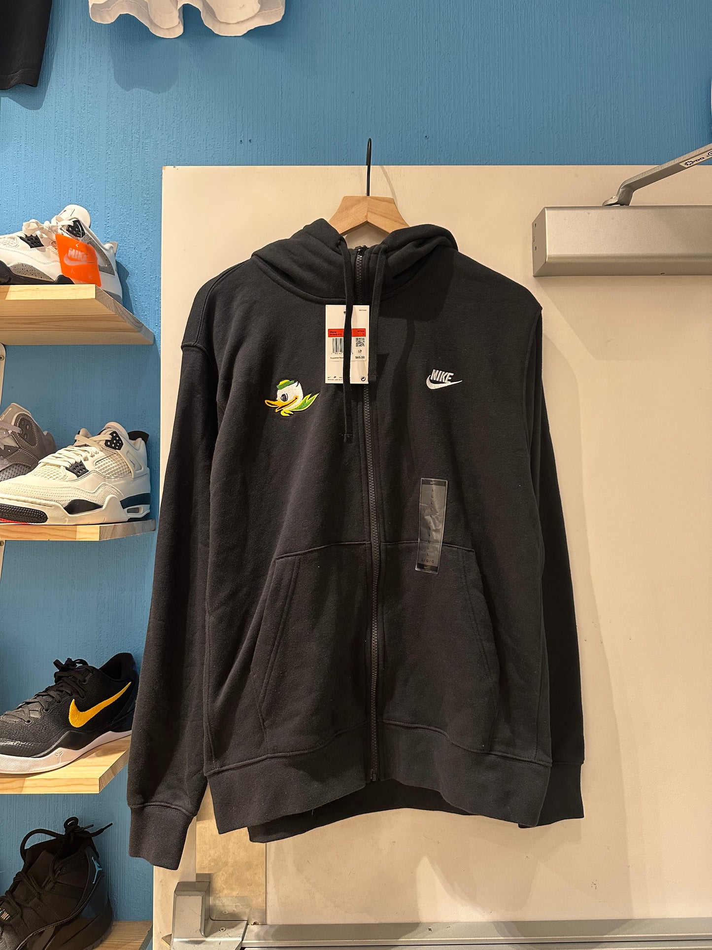 Oregon Team Isssued Donald Nike Zip Up New (L)