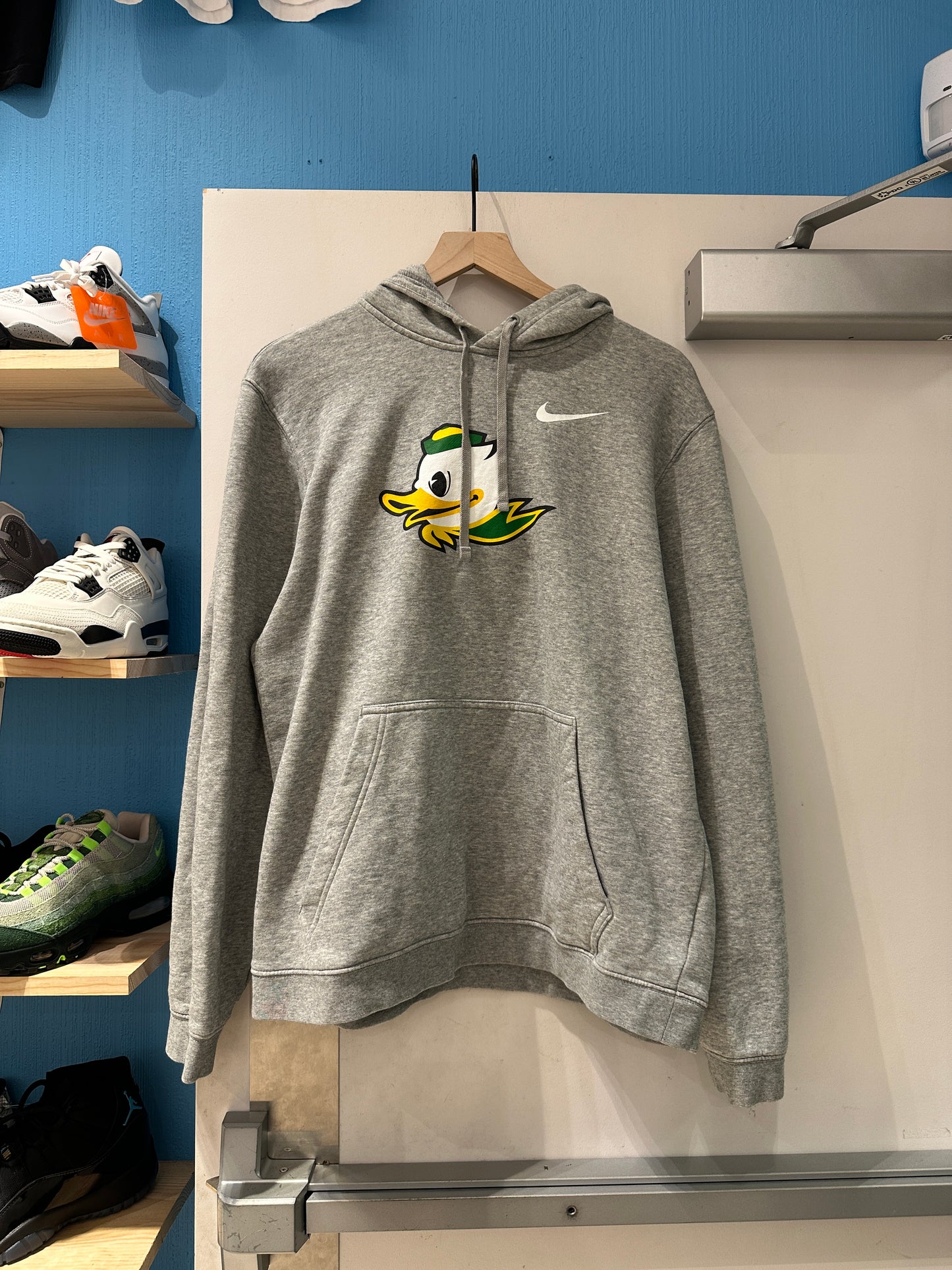 Oregon Duck Grey Hoodie (L)