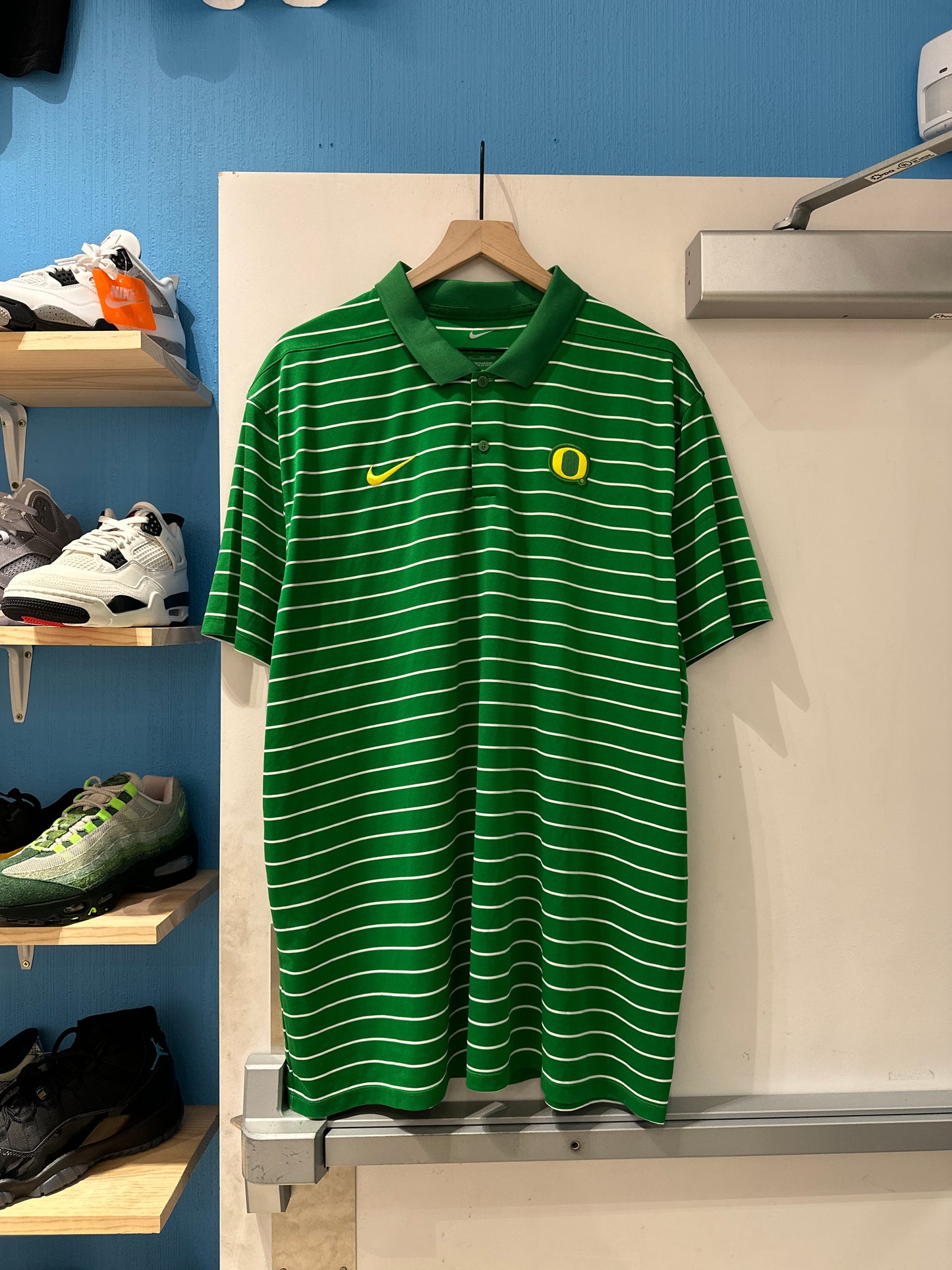 Oregon Green Stripe Polo (XXL)